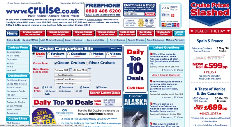 Yikes! This very busy webpage takes all the focus away from the form, increasing the chance that the user will get distracted and abandon it.